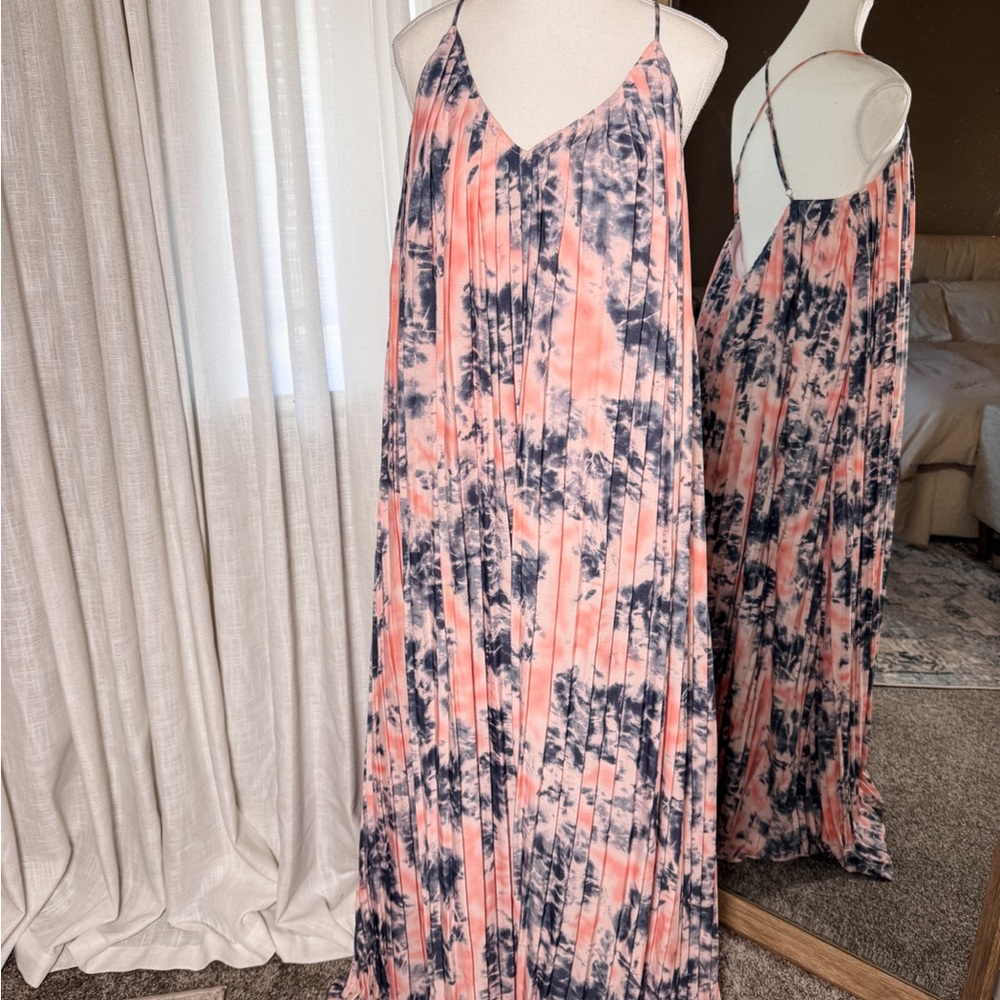 Tie-Dye Boho Maxi Dress Sz 8